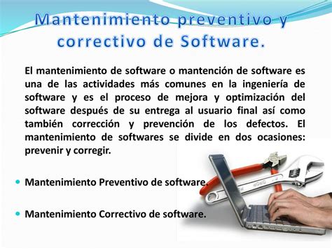 Programas Para El Mantenimiento Preventivo Y Correctivo De Software