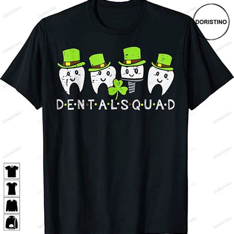 Dental Squad Leprechaun Th St Patricks Day Tooth Dentist Trending Style