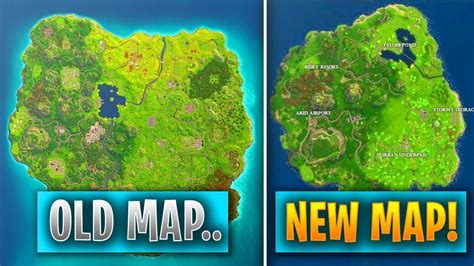 Leaked New Fortnite Battle Royal Map Update Season 4 New Map