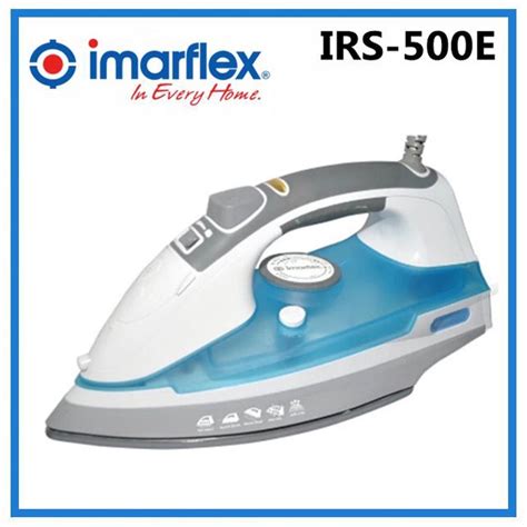 Imarflex Irs 500e Steam Flat Iron Enamel Soleplate Blue Outdoor