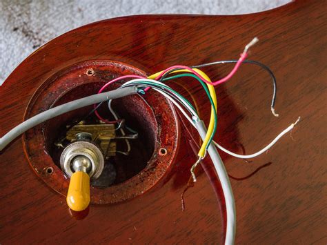 Diy Workshop How To Rewire A Les Paul All Things Guitar