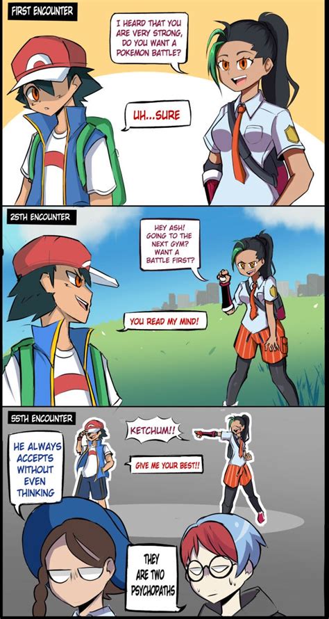 Ash Encounters Meme Subido Por Browning306 Memedroid