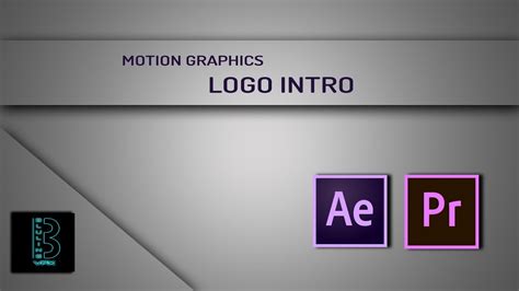 After Effect Motion Graphics Logo Intro Youtube