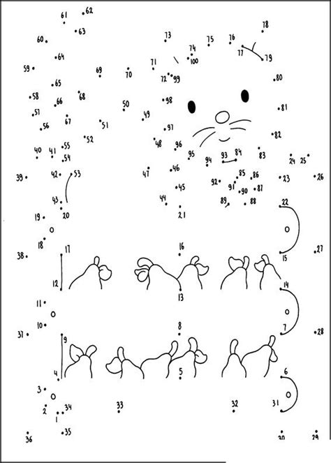 All dot to dot printables are in black and white to save you on printer. Connect the dots: Numbers 1 - 100, Part 1, printable for ...