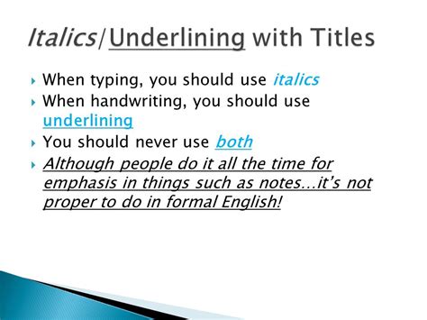 Titles Of Essays In Quotes Or Italics