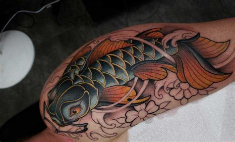 Minimalist Koi Fish Watercolor Tattoo Wiki Tattoo