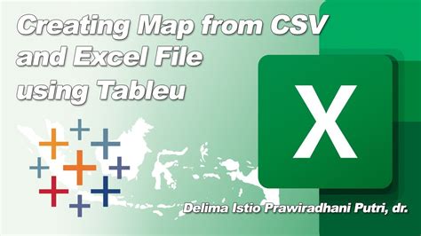 Creating Map From Csv And Excel File Using Tableu Youtube