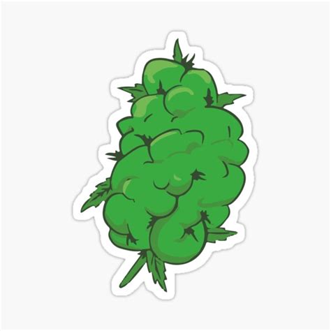 Weed Head Sticker By Weedhighlife Redbubble