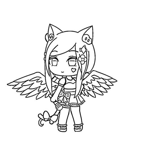 Gacha life coloring pages unique collection print for free cute coloring pages cute animal drawings kawaii coloring pages download on pc original resolution: Dibujos para colorear Gacha Life. Imágenes de Juego ...