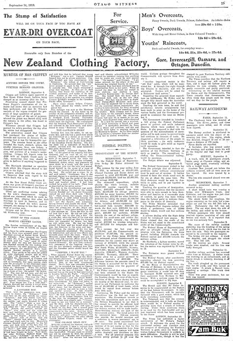 papers past newspapers otago witness 14 september 1910 page 19