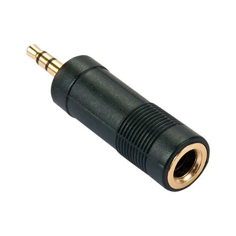 Mm Stereo Jack Male To Mm Stereo Jack Female Adapter From LINDY UK