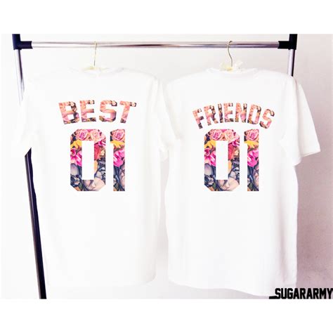 Best 01 Friends 01 T Shirts — Sugararmy