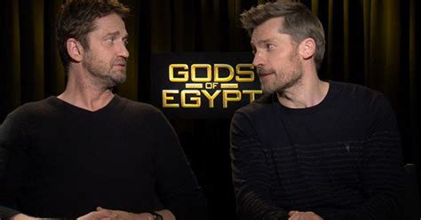 Gerard Butler And Nikolaj Coster Waldau Talk Gods Of Egypt