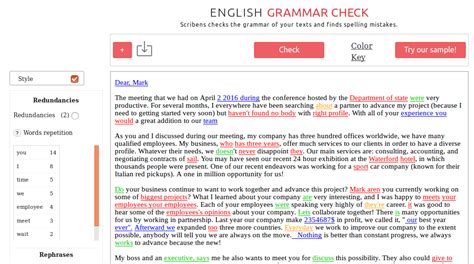 After checking it offers the page: Best Grammar Checker Online - Free Grammar And Punctuation ...