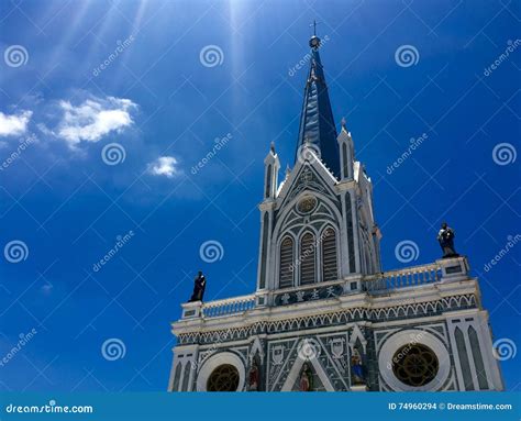 Nativity Of Our Lady Cathedral Church With Sky Stock Photo Image Of