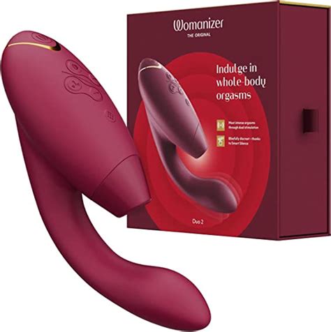 Womanizer Duo Clitoral Sucking Rabbit Vibrator Clit G Spot Vibrating Sex Toy Intensity