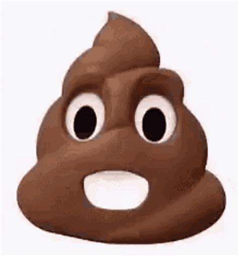 Amazed Poop Emoji Inside A Square 