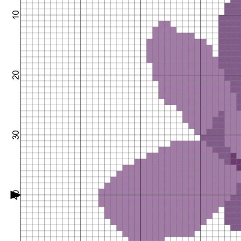 No other cross stitch supplies are included with this listing. February Iris Cross Stitch Pattern - Daily Cross Stitch