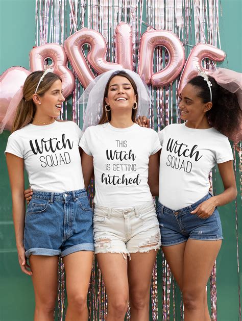 Halloween Bachelorette Party Shirts This Witch Is Getting Etsy Uk