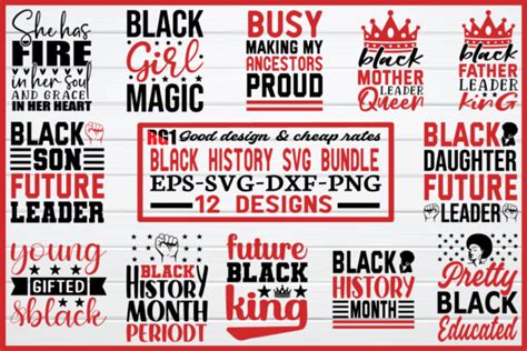 Black History Svg Bundle Graphic By Smart Design · Creative Fabrica