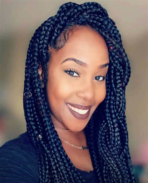 Put edge control or sealant on the piece of natural hair you will be. 85 + Unique and Attractive Box Braids Hairstyles to ...