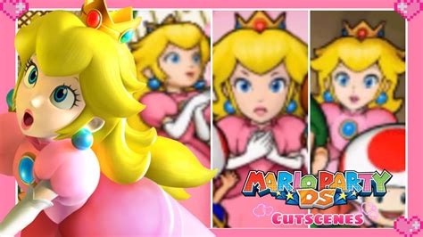 💗mario Party Ds All Peach Story Mode Cutscenes💗 Youtube