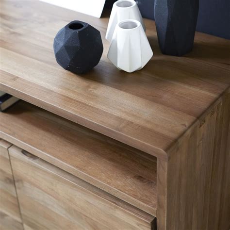Shop for rustic and reclaimed wood sideboards, buffets and reclaimed means that 100% of the wood used in making our solid wood sideboard and buffets are recycled from old products, shipping. Tikamoon : Twist solid teak Sideboard 80 | Teak sideboard ...