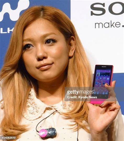 tokyo japan singer kana nishino holds sony corp s f series news photo getty images