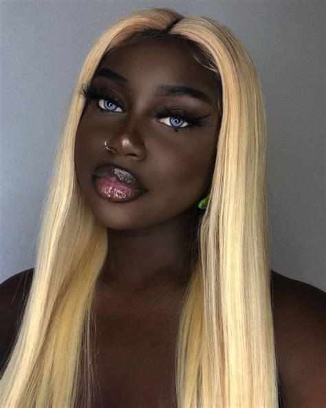 Blonde Long Straight Hair For Black Beautycodeap10 In 2020 Wig