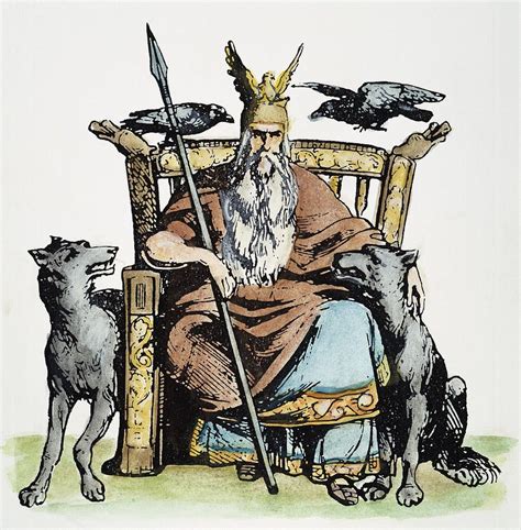 Odin God Norse Odin Norse Mythology