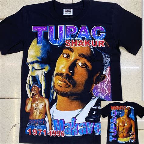 Tupac Shakur Black Shirt Shopee Philippines