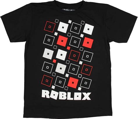 Buy Roblox Shirt Boys Girls Kids Square Roblox Logos T Shirt Large