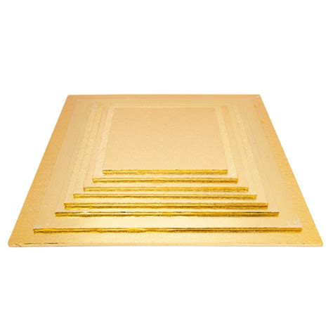 5mm Masonite Square Cake Boards Gold Lollipop Cake Supplies