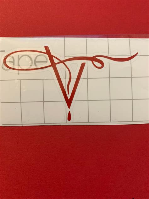 Vampire Diaries Logo Decal Tvd Logo Decal Logo Sticker Etsy Uk