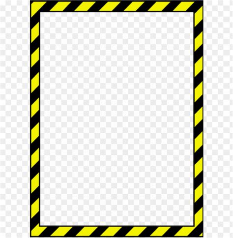 Caution Tape Border Caution Border Png Transparent With Clear