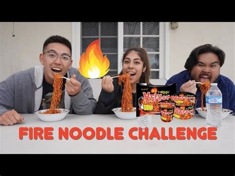KOREAN FIRE NOODLE CHALLENGE SPICY YouTube