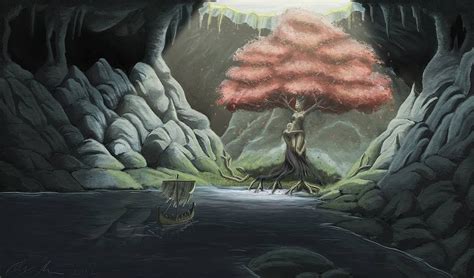 Yggdrasil Final By Awr A Digital Landscape Painting Based On Norse