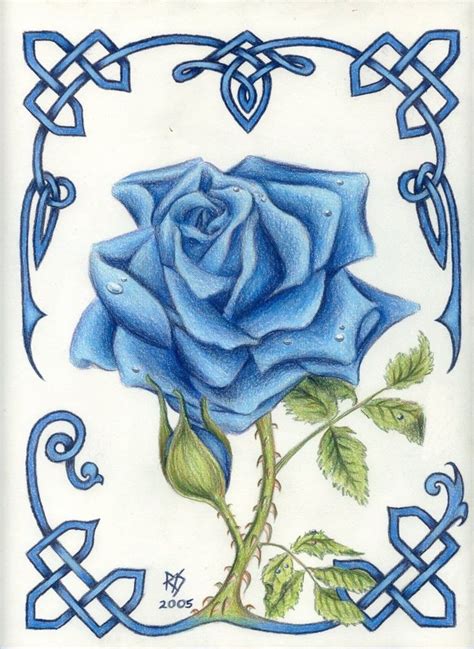 Blue Rose Rose Anime Clip Art Flowers Flower Art