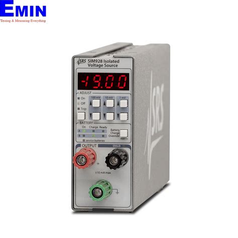 srs sim928 rechargeable isolated voltage source ±20 v 1 mv