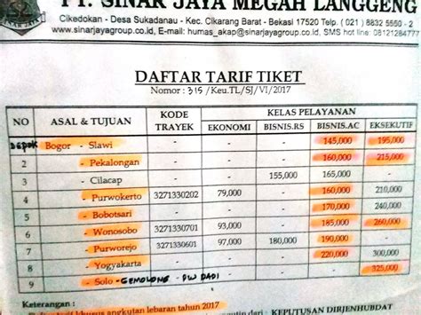 Hanya saja anda harus menyediakan budget yang memang tidak murah, namun bila daerah yang anda tuju lebih dekat dengan perjalanan laut mengapa tidak ? Harga Tiket PO Sinar Jaya Lebaran 2017 dari Agen Depok - Jalur Bus - Informasi Seputar Bus Indonesia