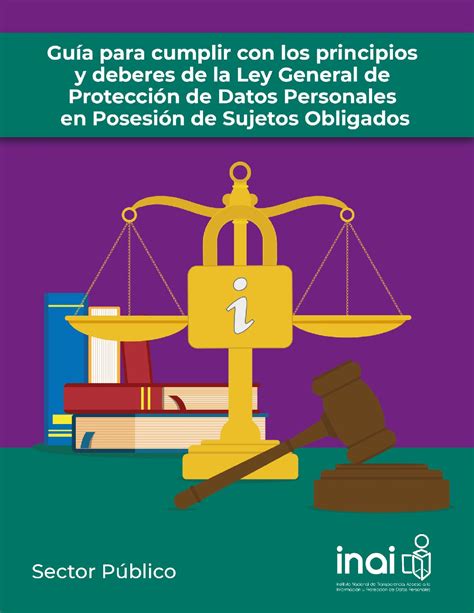 guía para cumplir con los principios y deberes de la ley general de protección de datos