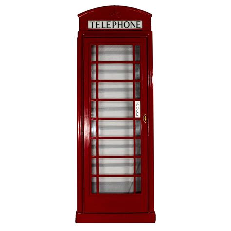 British Red Phone Booth Box Door Front Cast No Rust Aluminum English