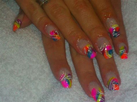 Neon Crazy By Lizest1985 From Nail Art Gallery Neon Nail