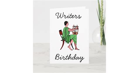 Writers Birthday Card