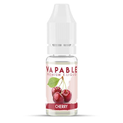 Cherry Flavour Vapable E Liquid 10ml Vapable