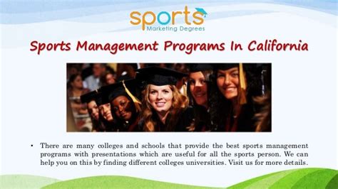 Best Sports Management Studies From University Of California