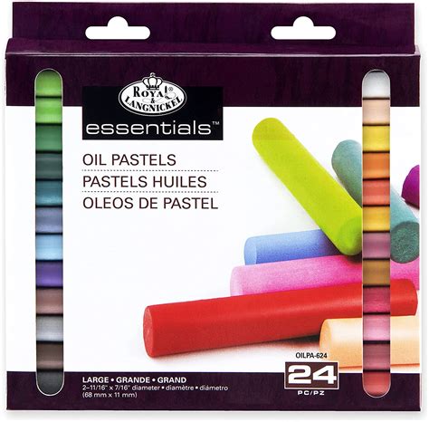 Royal And Langnickel Essentials Oil Pastels Large 24 Color Set