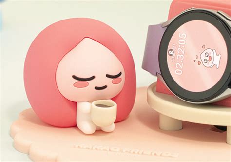 Kakao Friends Smart Watch Charging Holder Ryan Apeach Choonsik Etsy