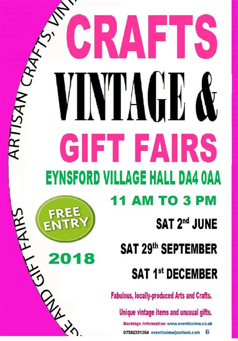 Eynsford Poster New 2018 Eynsford Village Hall