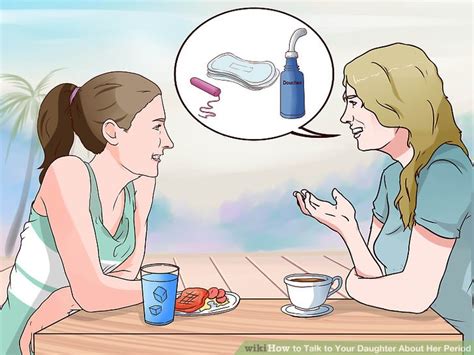 how to talk to your daughter about her period 12 steps